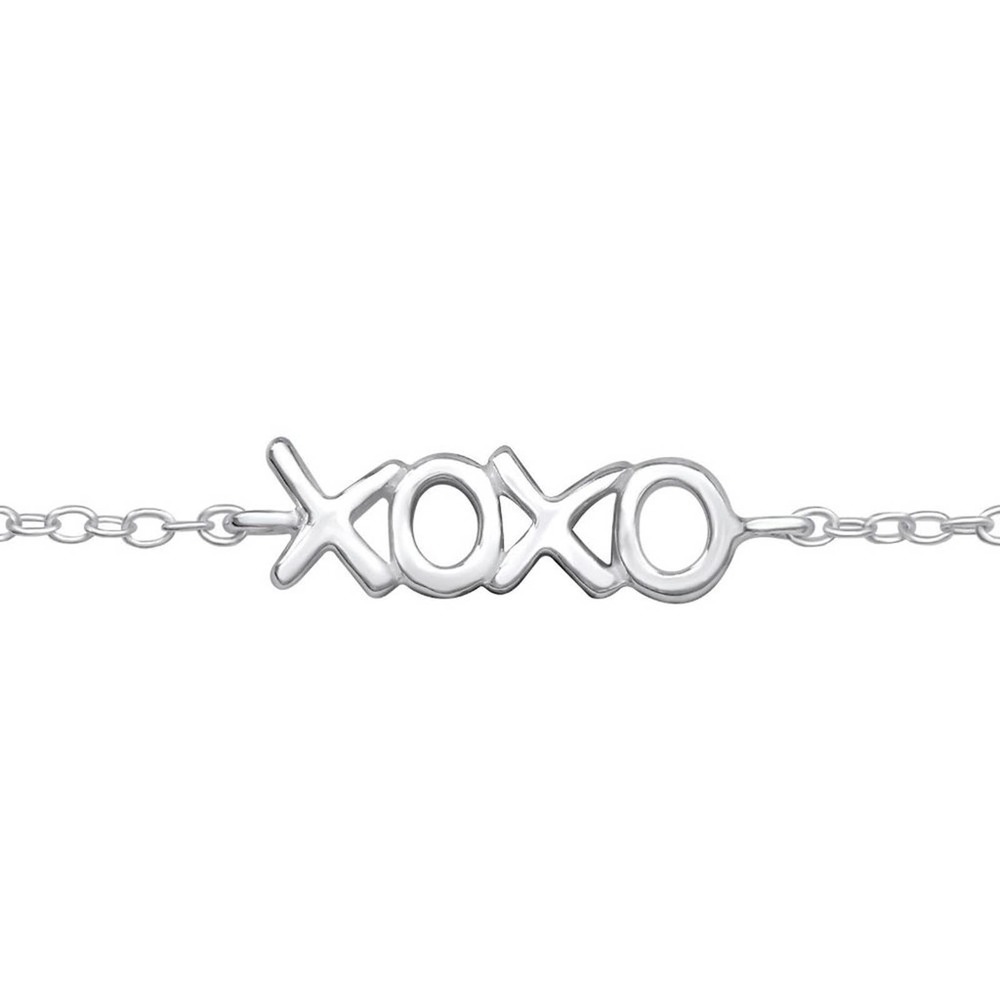 Sterling Silver XOXO Bracelet